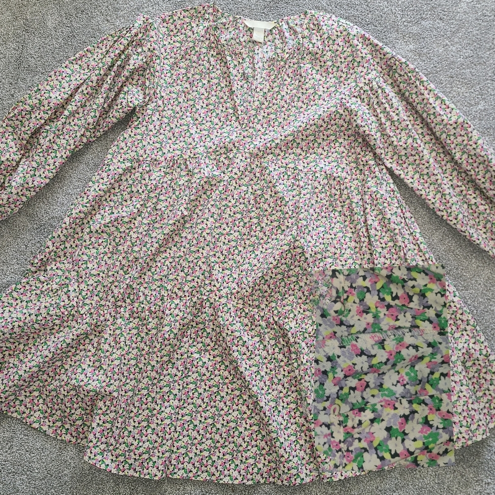 H&M Babydoll Floral Dress